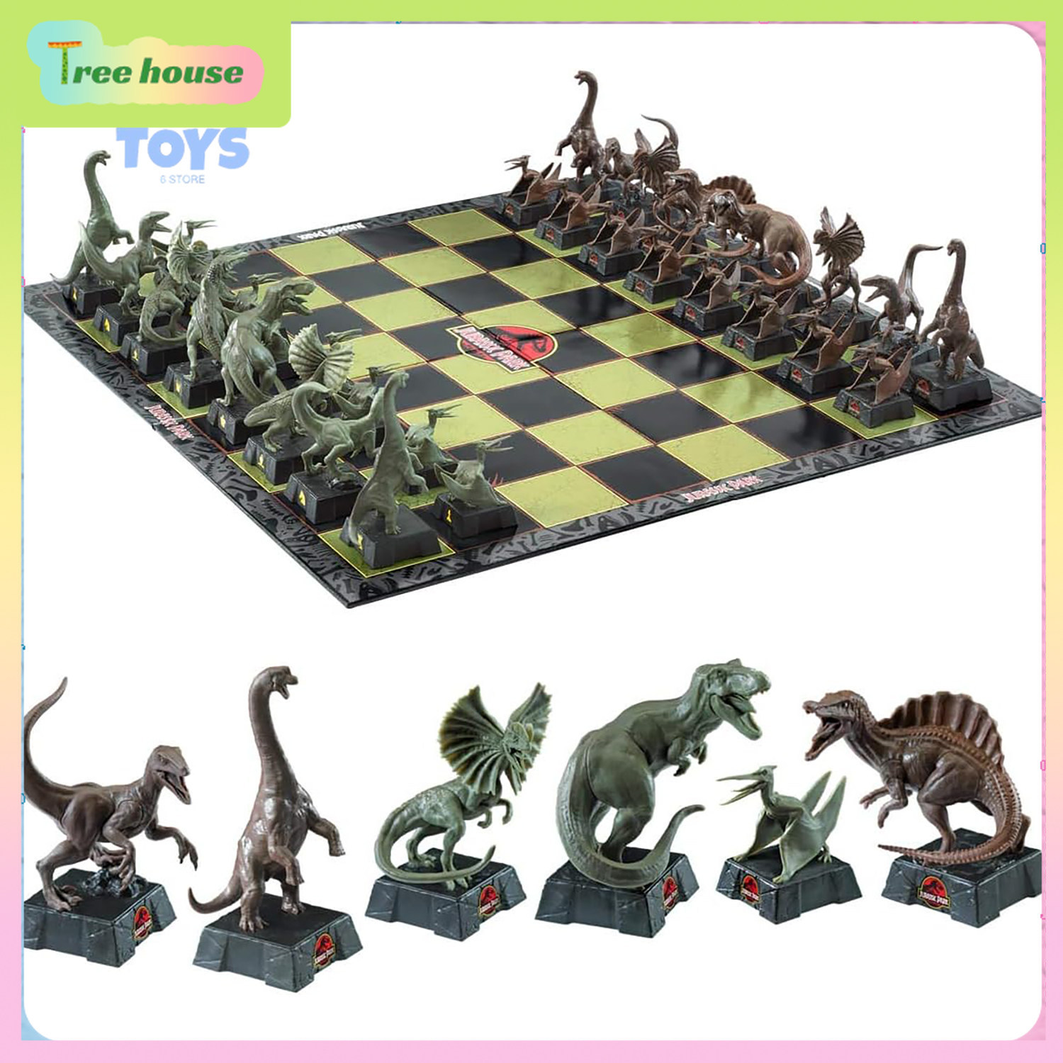 Kids Toys Hong Kong - Orijinal Jurassic Park Uluslararası Satranç Tahtası