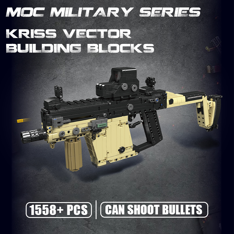 Kids Toys Vector - 2024 MOC Askeri Serisi KRISS Vector