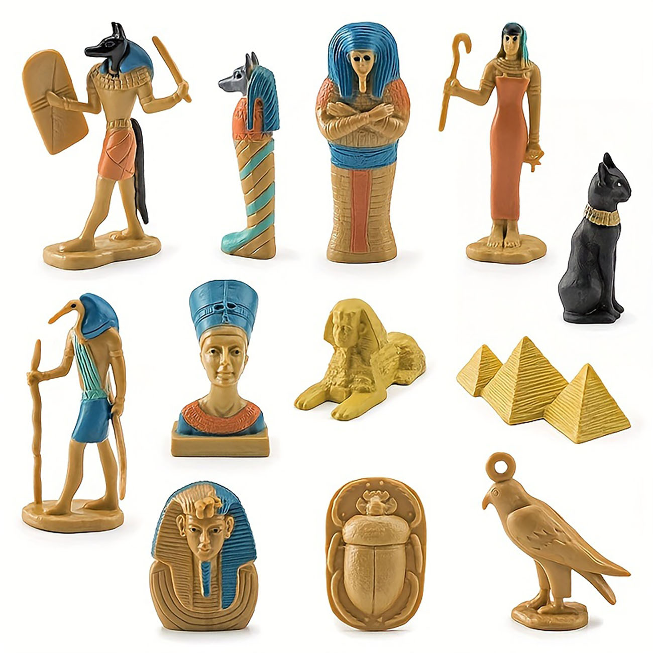 Kids Toys Egypt - 1 takım 12 simülasyon mısır piramit
