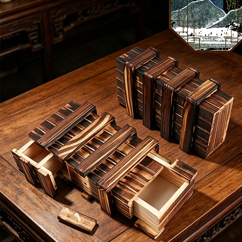 Wooden Puzzle Kids - Klasik 3D Zeka Oyunu Ahşap Bulmaca