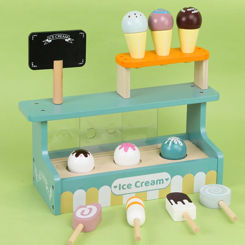 Kids Toys Kitchen Set - Ahşap Oyun Evi Mutfak Oyuncaklar Oyna