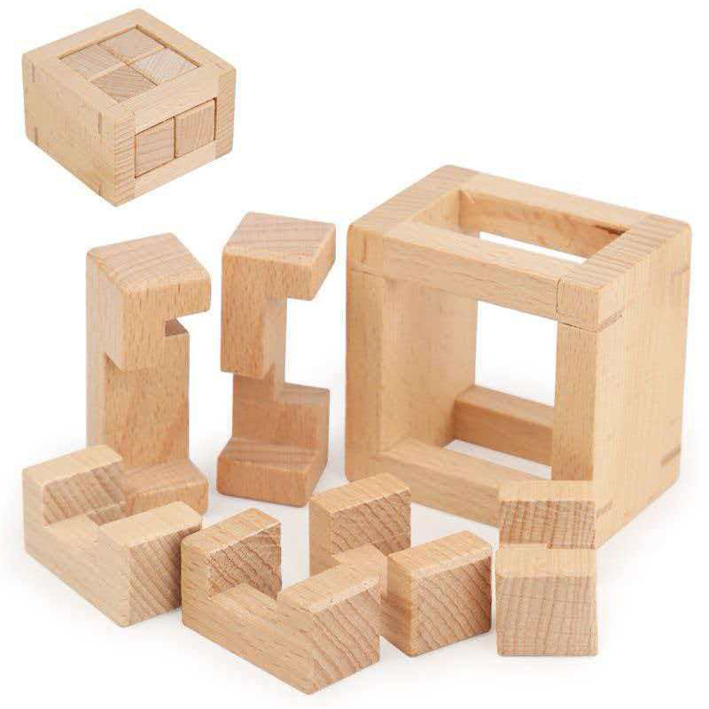 Wooden Puzzle Kids - YueYu II Ahşap Çözülebilir Bulmacalar Yetişkinler