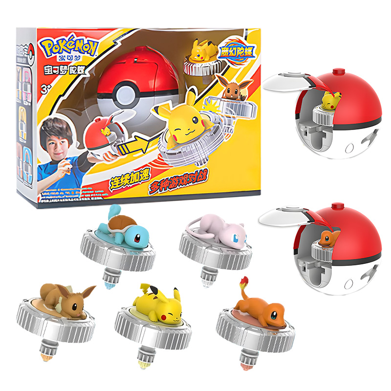 Spin Top Gyro Toy - Pokemon iplik top oyuncak aksiyon figürü