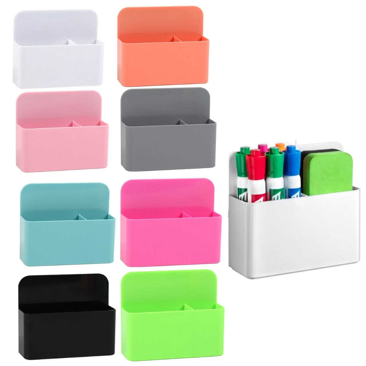 Magnetic Drawing Board - 2 adet manyetik kuru silme işaretleyici