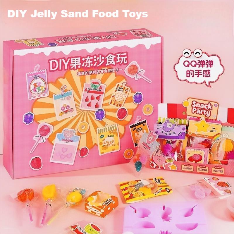 Kids Toys Kitchen Set - Kendin Yap Minyatür Yiyecek Oyuncak Seti