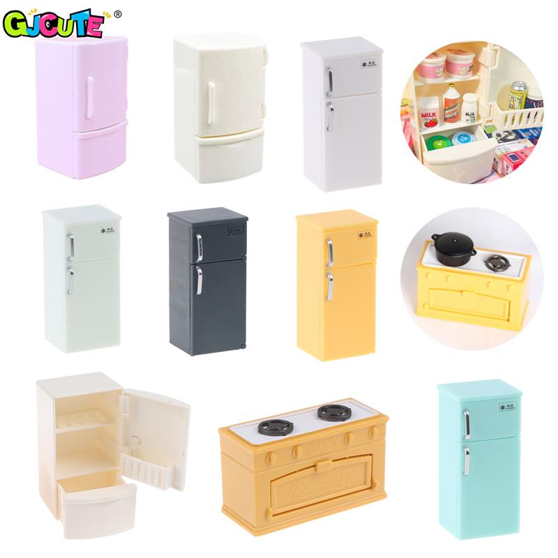 1/12 Mini Dollhouse beyaz buzd - Kids Toys Kitchen Set incelemesi ve fiyatı
