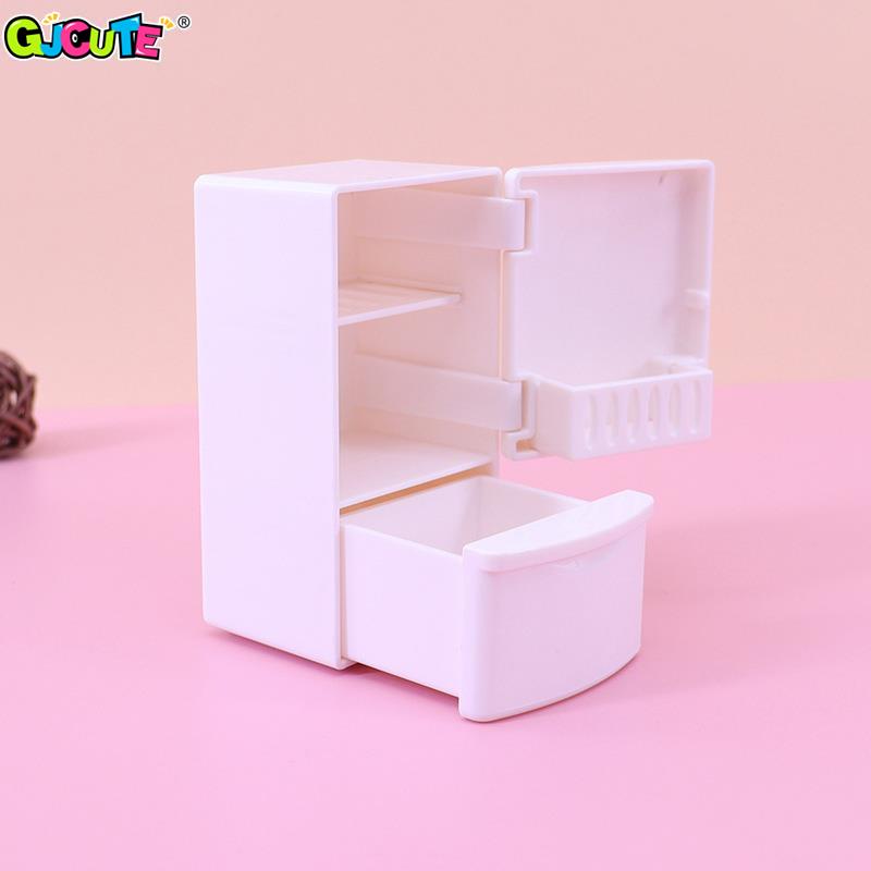 1/12 Mini Dollhouse beyaz buzd - Kids Toys Kitchen Set incelemesi ve fiyatı
