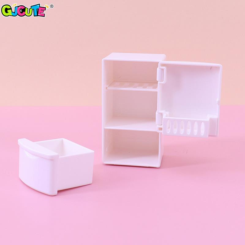 1/12 Mini Dollhouse beyaz buzd - Kids Toys Kitchen Set incelemesi ve fiyatı