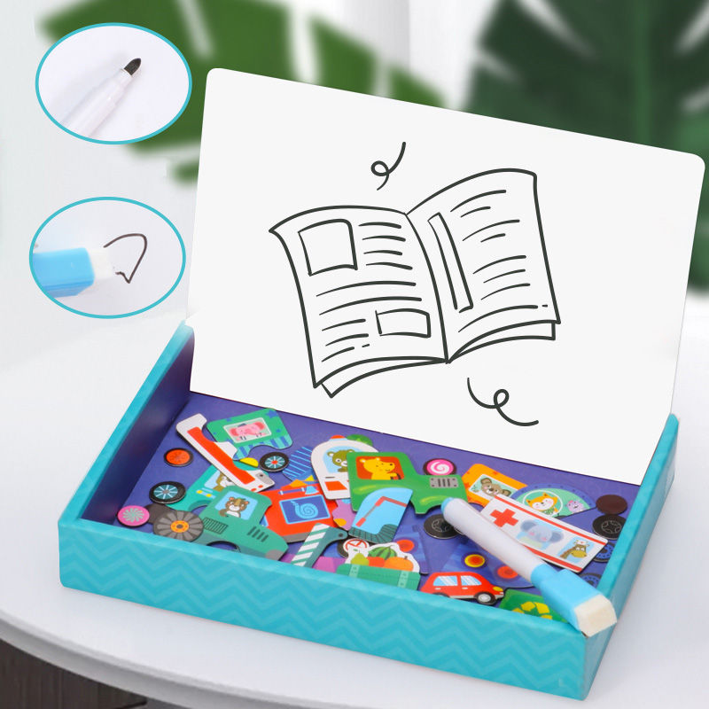 Çok İşlevli Hayvan Yapboz Kağı - Magnetic Drawing Board incelemesi ve fiyatı