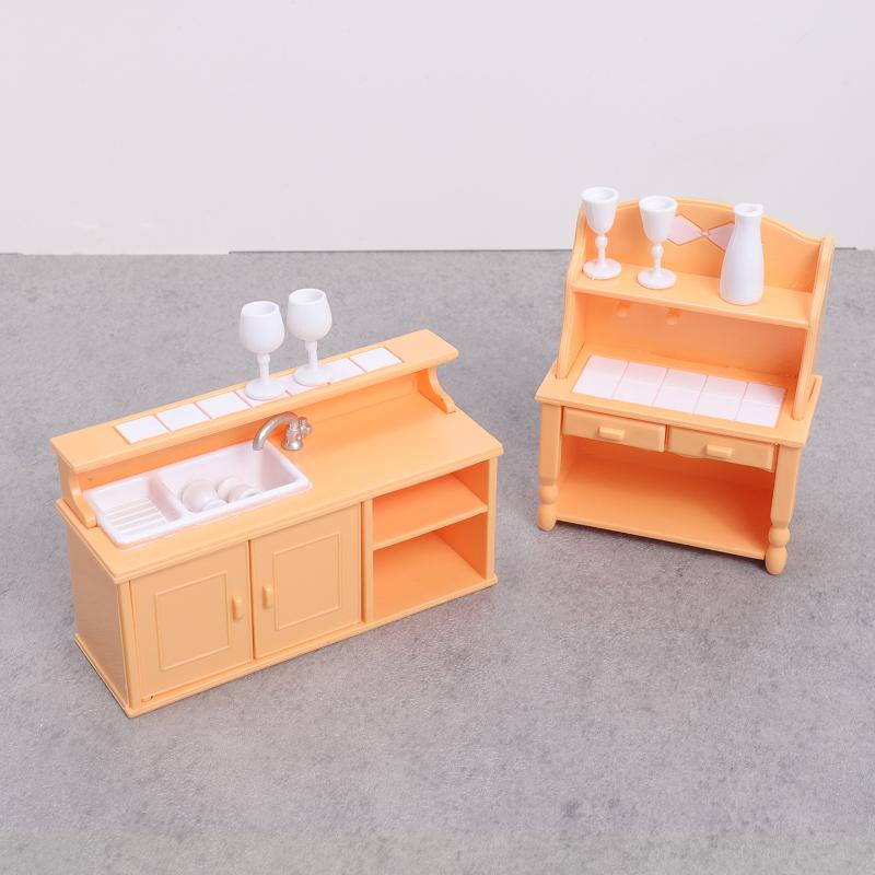 (.) 1 takım Dollhouse mutfak m - Play Kitchen Set incelemesi ve fiyatı