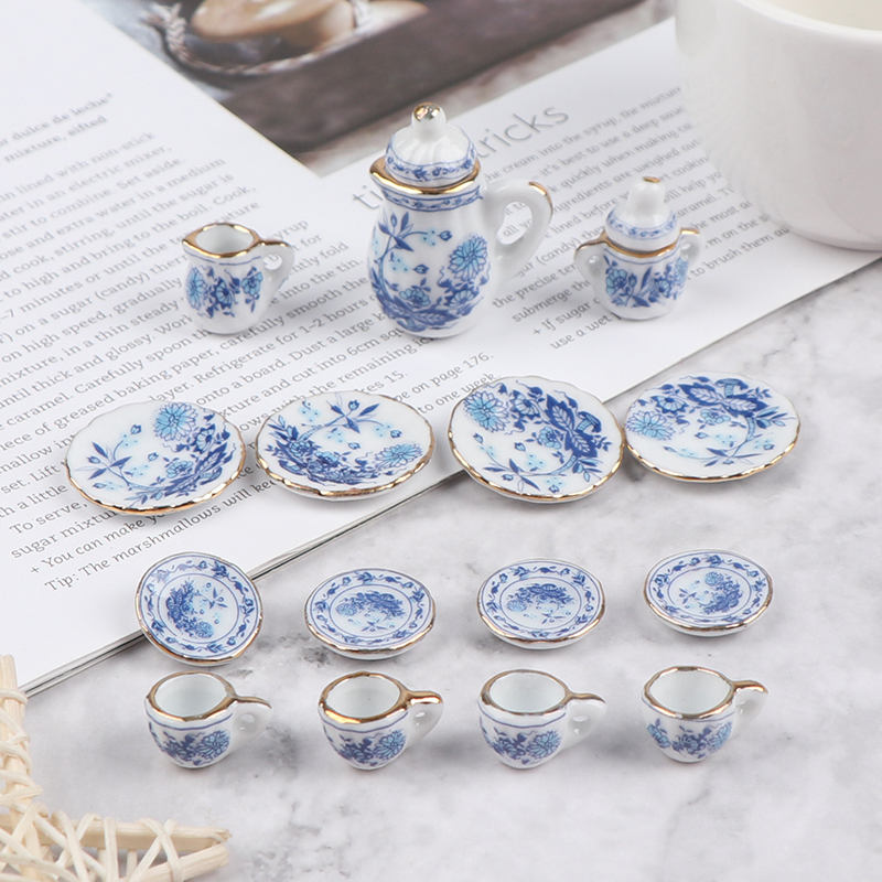 15 adet 1:12 minyatür porselen - Kids Toys Kitchen Set incelemesi ve fiyatı