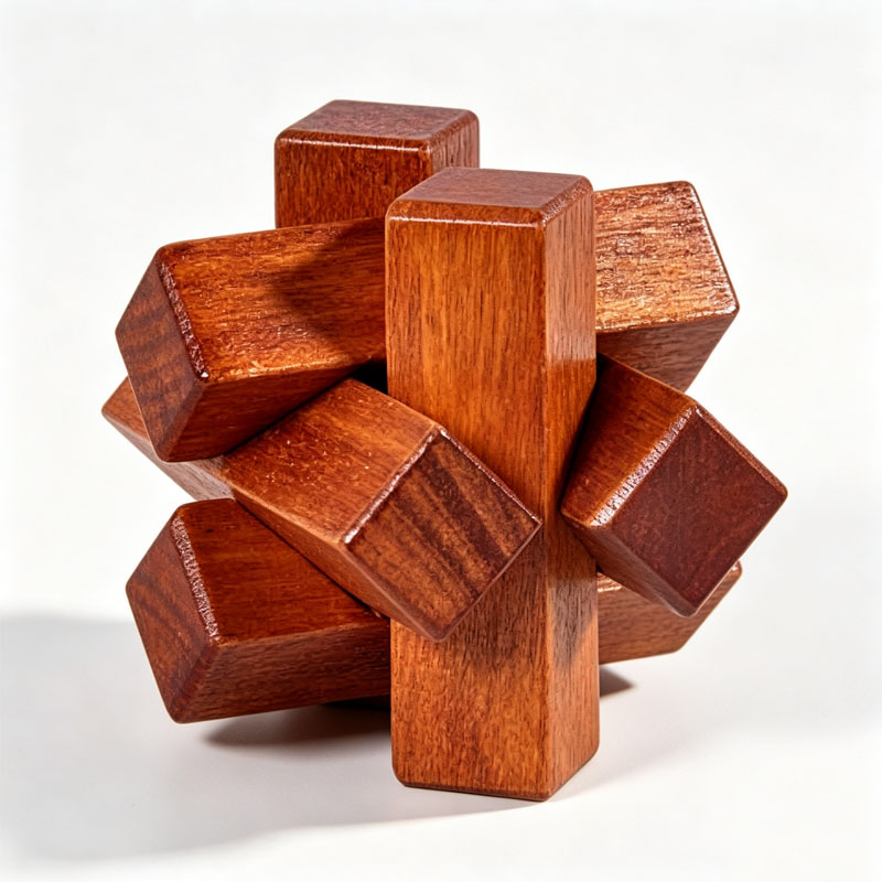Ahşap Düğüm Bulmacası IQ Mantı - Wooden Puzzle Kids incelemesi ve fiyatı
