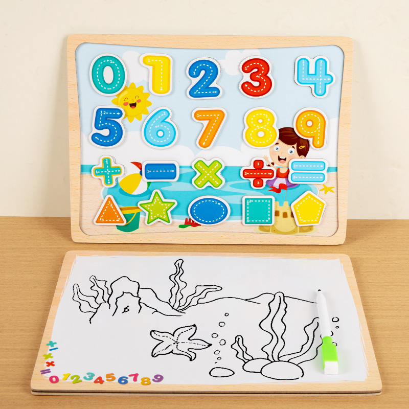 2'si 1 Arada Manyetik Bulmaca  - Magnetic Drawing Board incelemesi ve fiyatı
