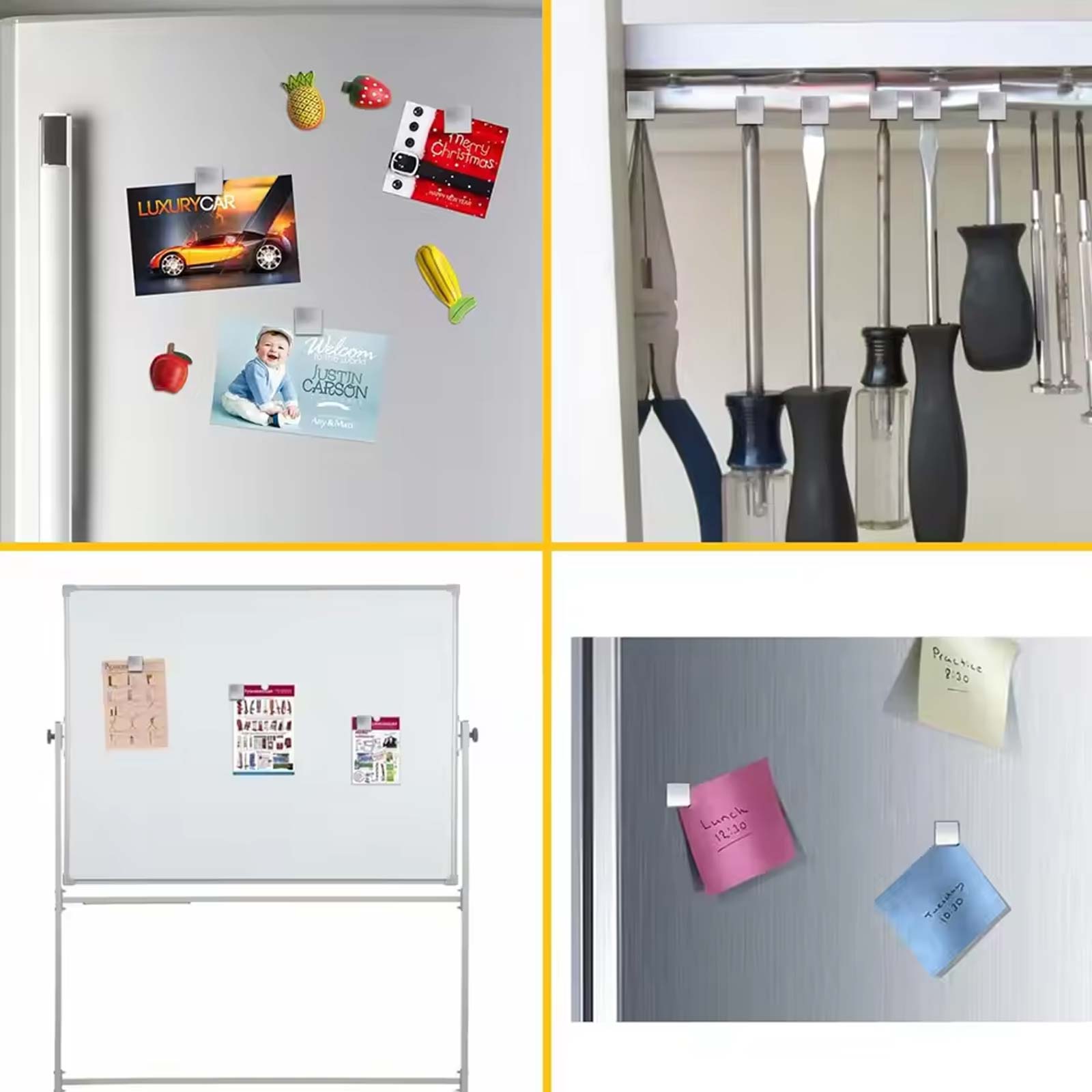50/100 Adet Küçük Kare Manyeti - Magnetic Drawing Board incelemesi ve fiyatı
