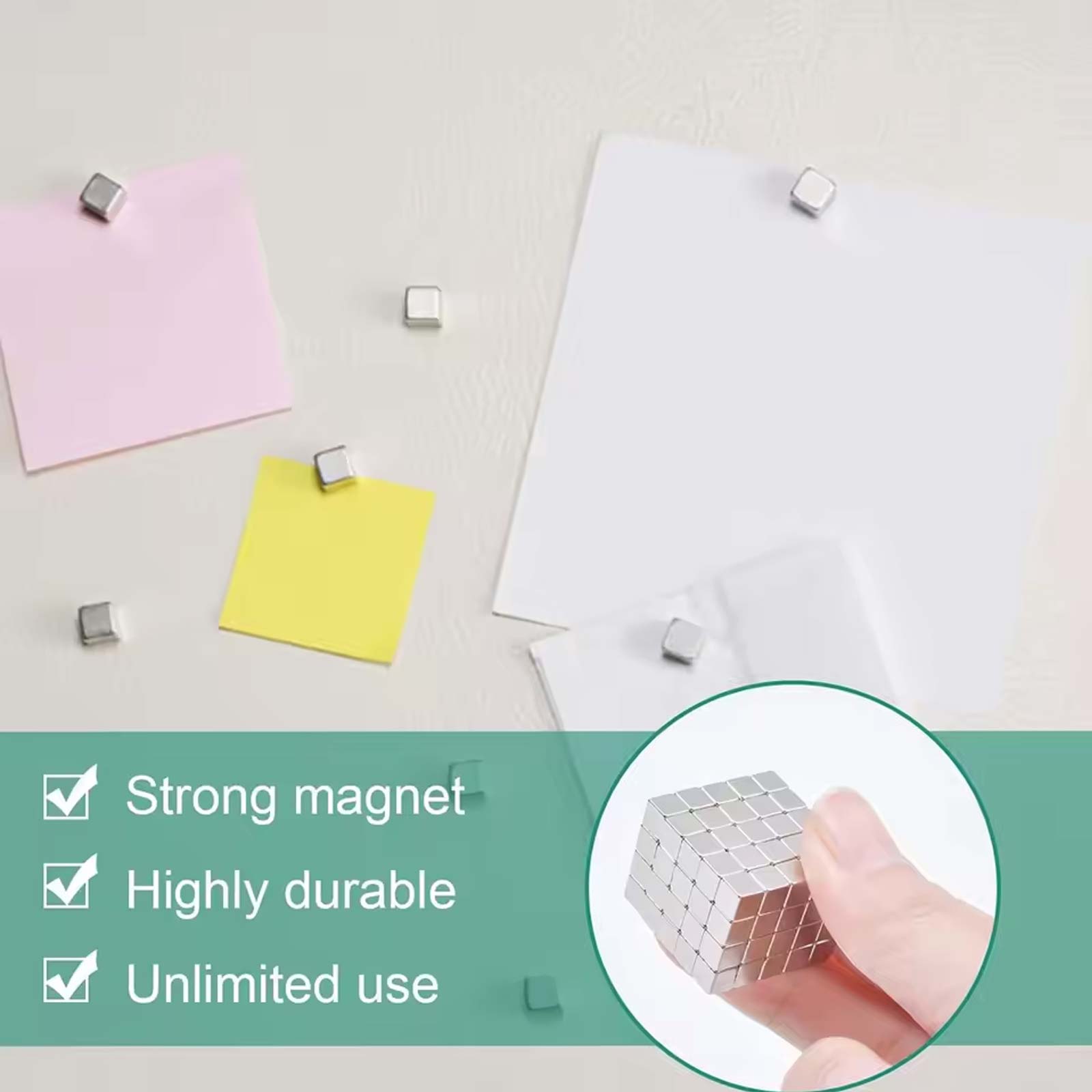 50/100 Adet Küçük Kare Manyeti - Magnetic Drawing Board incelemesi ve fiyatı