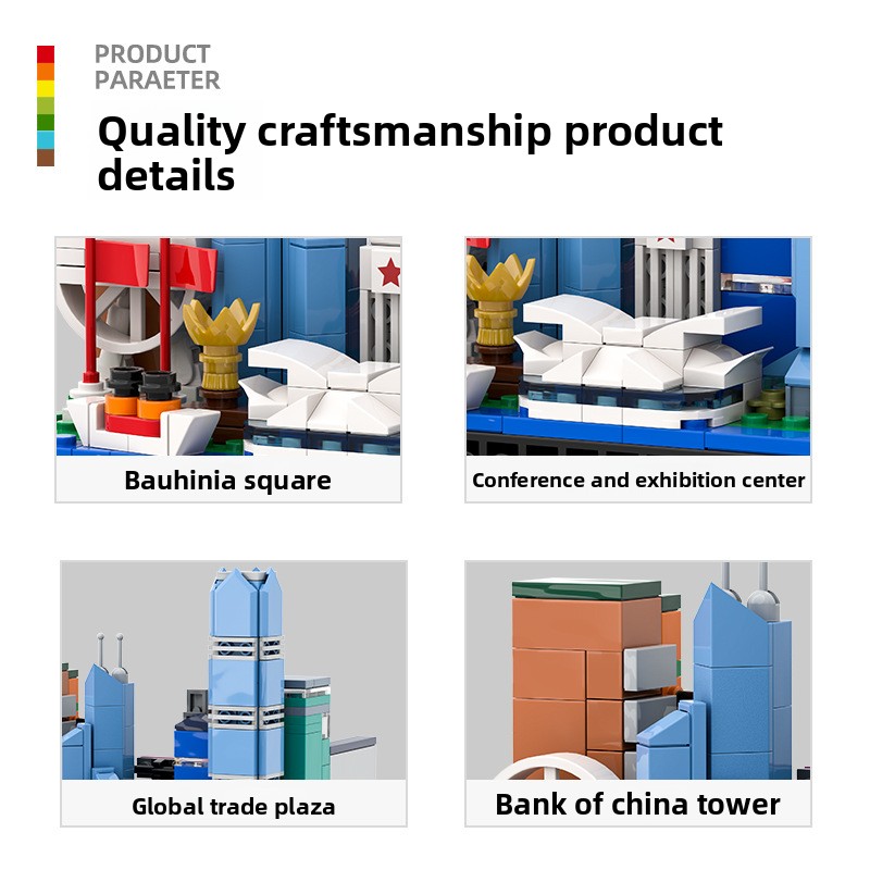 Hong Kong Şehir Mikro Blok Set - Kids Toys Hong Kong incelemesi ve fiyatı