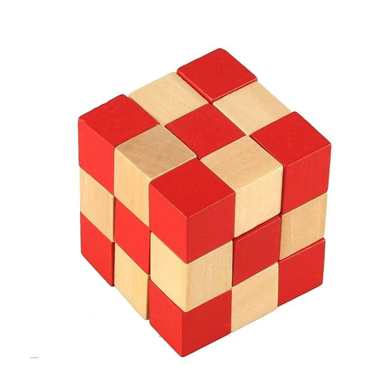 Ahşap Yılan Küp Bulmaca IQ Man - Wooden Puzzle Kids incelemesi ve fiyatı