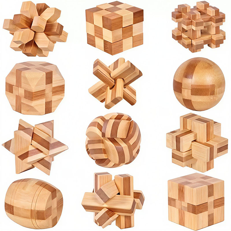 YENİ 4.5CM Lu Ban Kilidi Bulma - Wooden Puzzle Kids incelemesi ve fiyatı