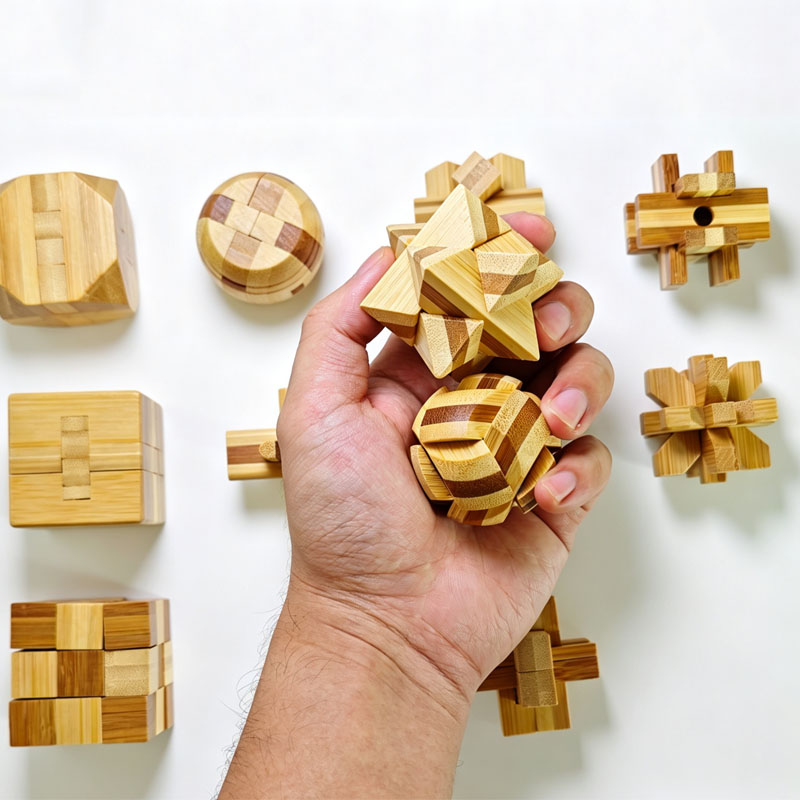 YENİ 4.5CM Lu Ban Kilidi Bulma - Wooden Puzzle Kids incelemesi ve fiyatı