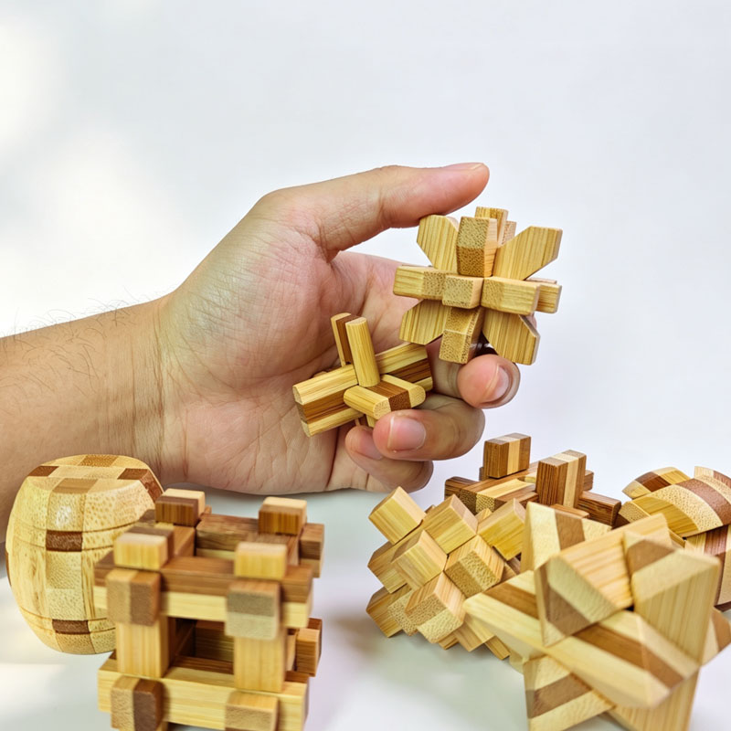 YENİ 4.5CM Lu Ban Kilidi Bulma - Wooden Puzzle Kids incelemesi ve fiyatı