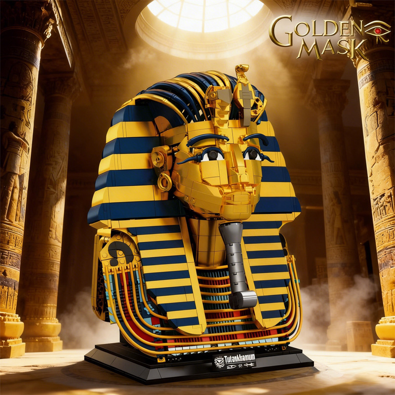 1603PCS Antik Mısır Altın Mask - Kids Toys Egypt incelemesi ve fiyatı