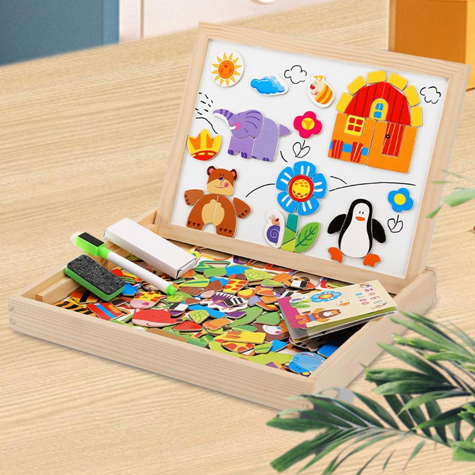 Çocuklar manyetik tahta ahşap  - Magnetic Drawing Board incelemesi ve fiyatı