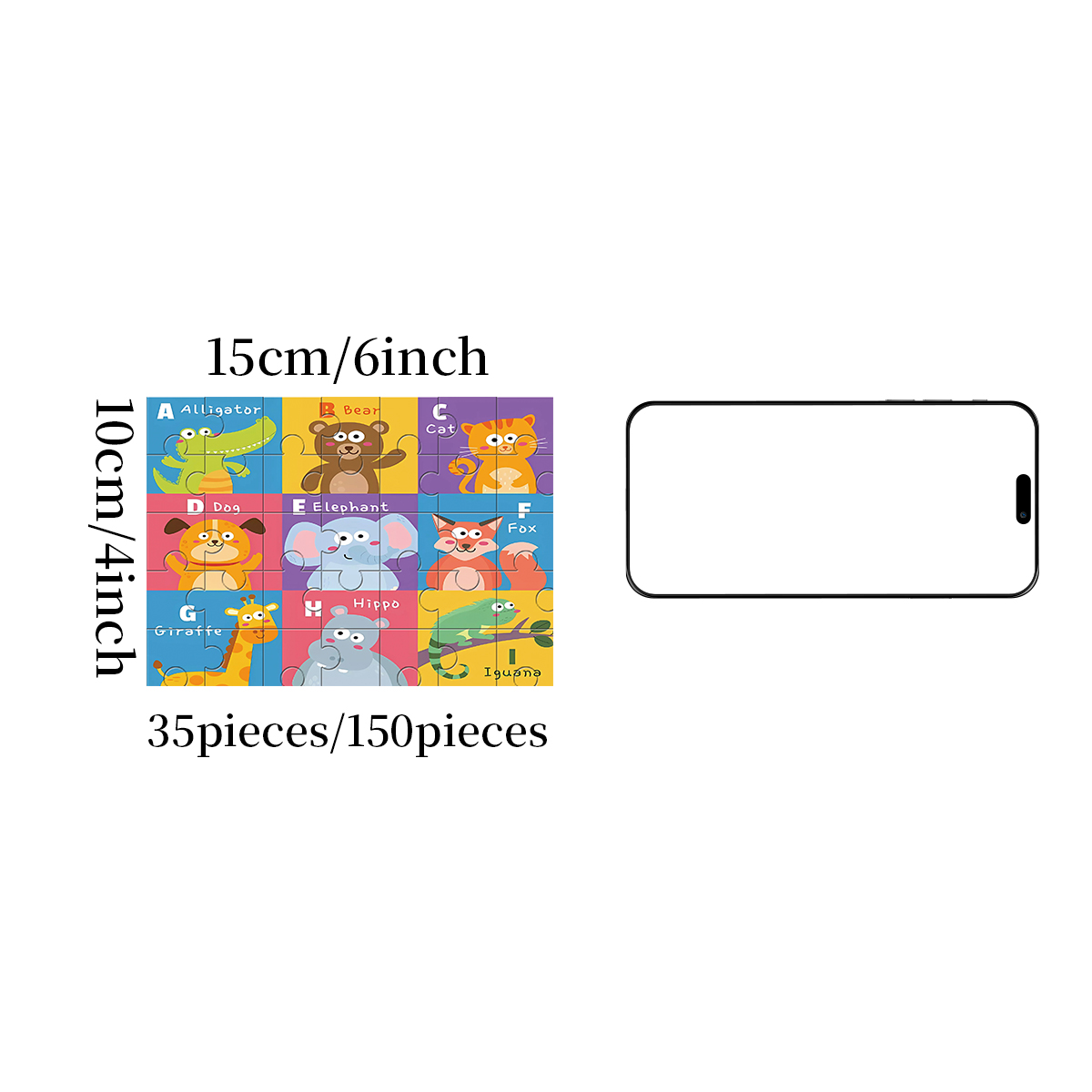 1 adet Hayvan Ayı Çocuk Eğitim - Wooden Puzzle Kids incelemesi ve fiyatı