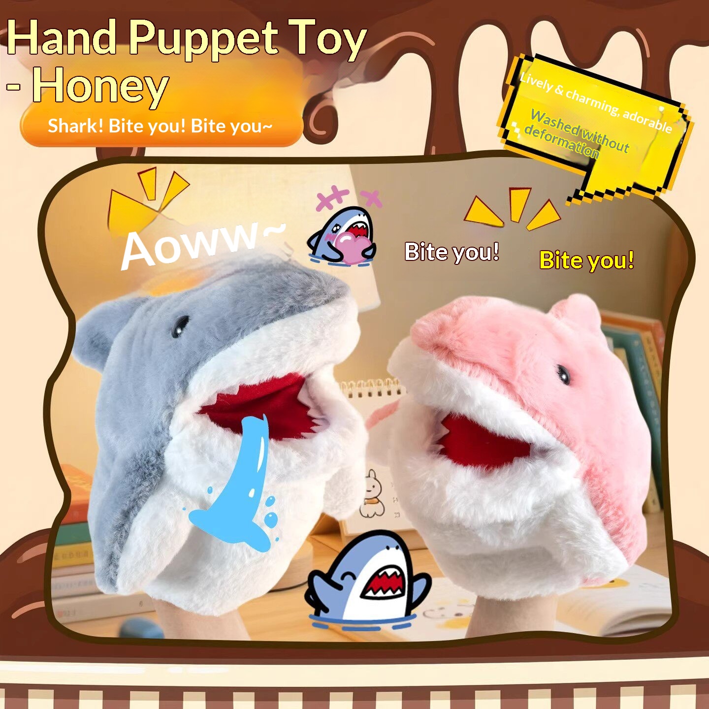 Köpekbalığı El Kuklası Peluş K - Kids Toys Doll incelemesi ve fiyatı