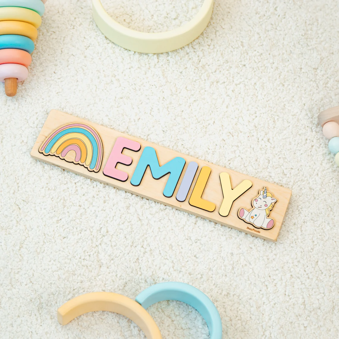 Mandallı Kişiye Özel İsim Yapb - Wooden Puzzle Kids incelemesi ve fiyatı