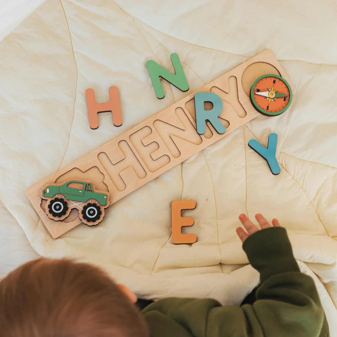 Mandallı Kişiye Özel İsim Yapb - Wooden Puzzle Kids incelemesi ve fiyatı