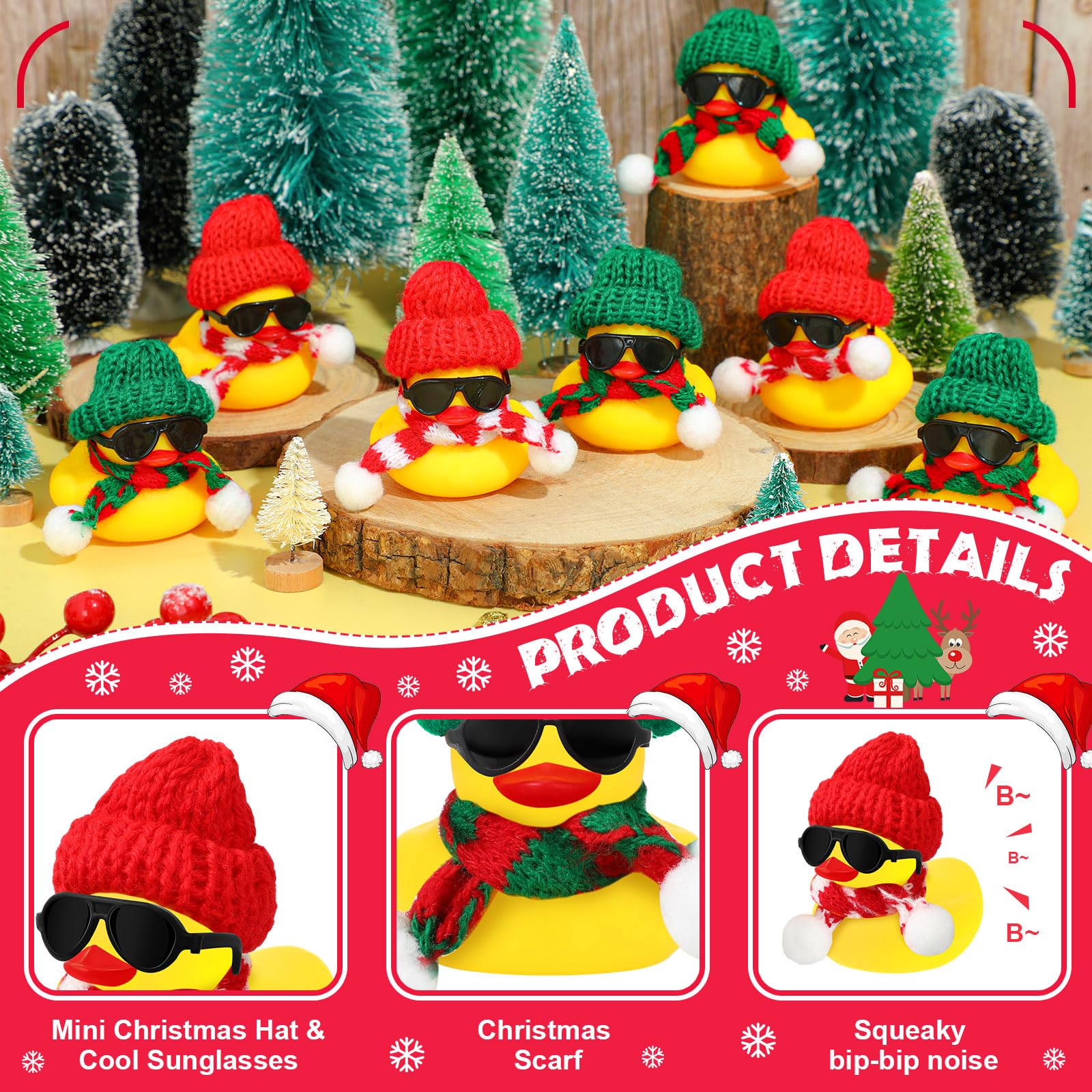 12/24/48 takım noel plastik ör - Rubber Duck Bath incelemesi ve fiyatı