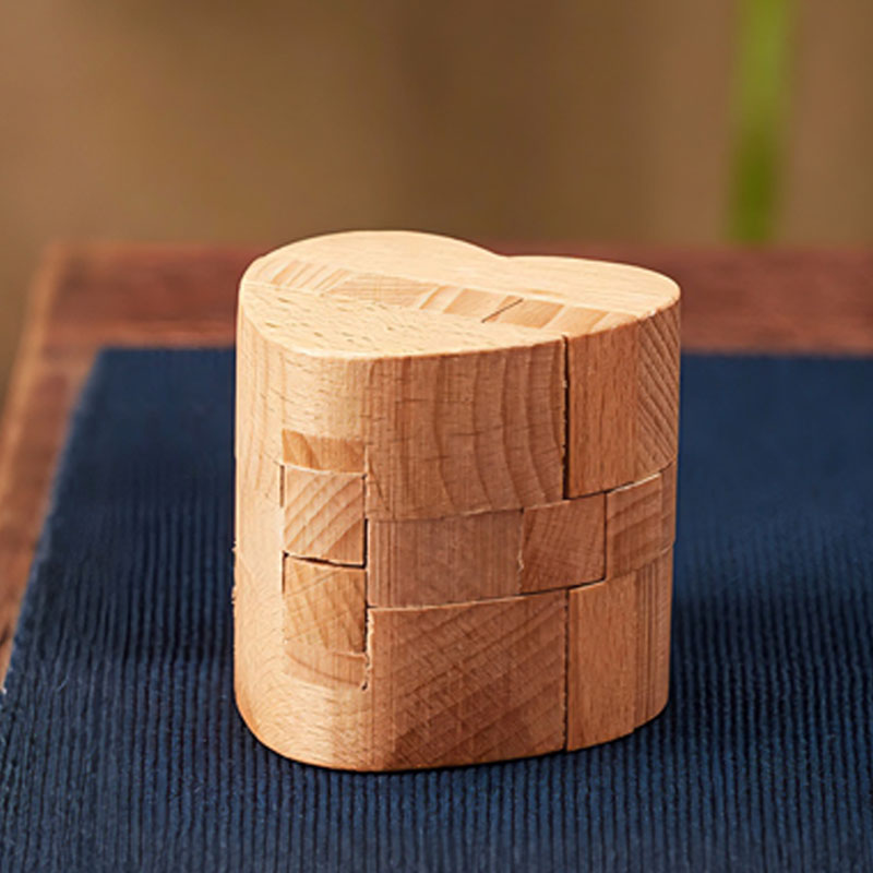 Luban Kilidi Kalp Şeklinde Ahş - Wooden Puzzle Kids incelemesi ve fiyatı
