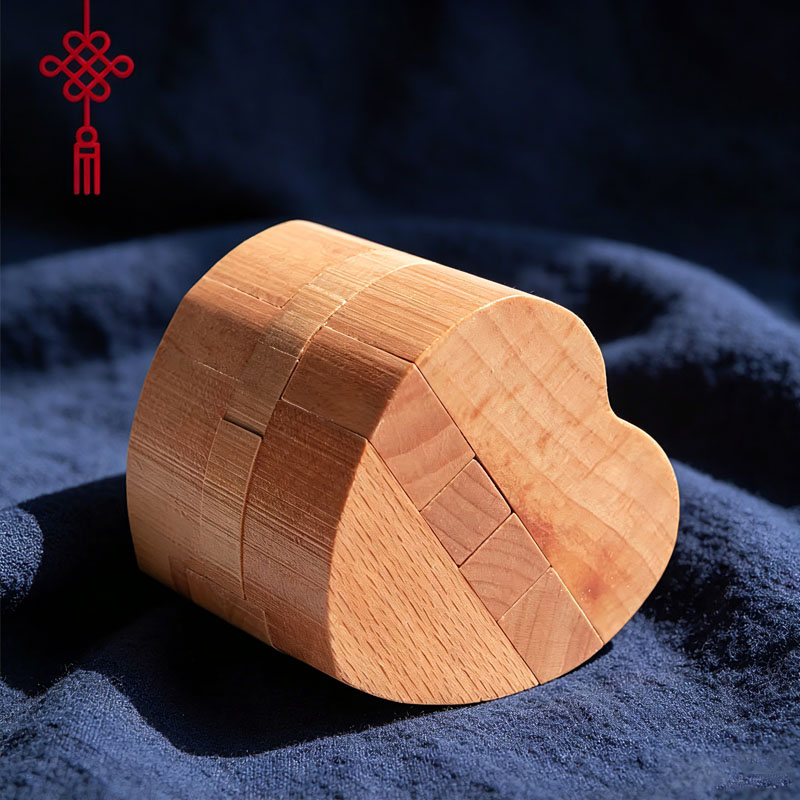 Luban Kilidi Kalp Şeklinde Ahş - Wooden Puzzle Kids incelemesi ve fiyatı