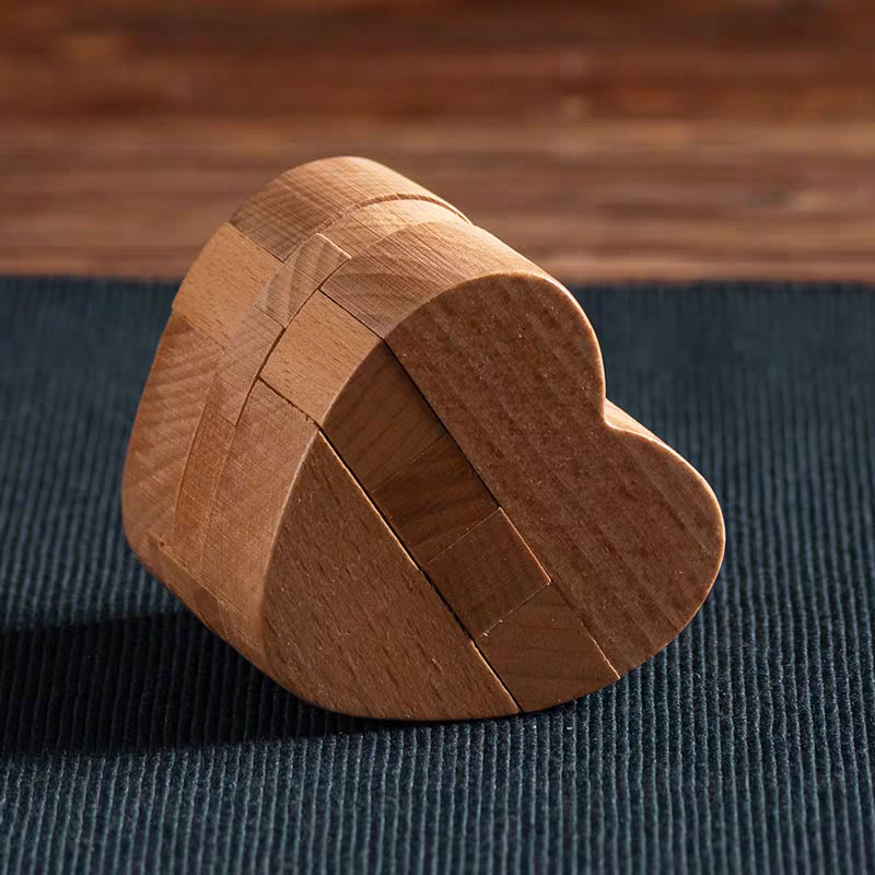 Luban Kilidi Kalp Şeklinde Ahş - Wooden Puzzle Kids incelemesi ve fiyatı