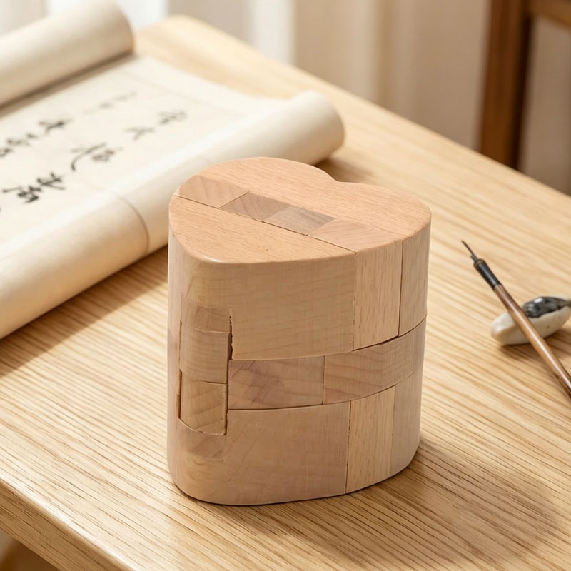 Luban Kilidi Kalp Şeklinde Ahş - Wooden Puzzle Kids incelemesi ve fiyatı
