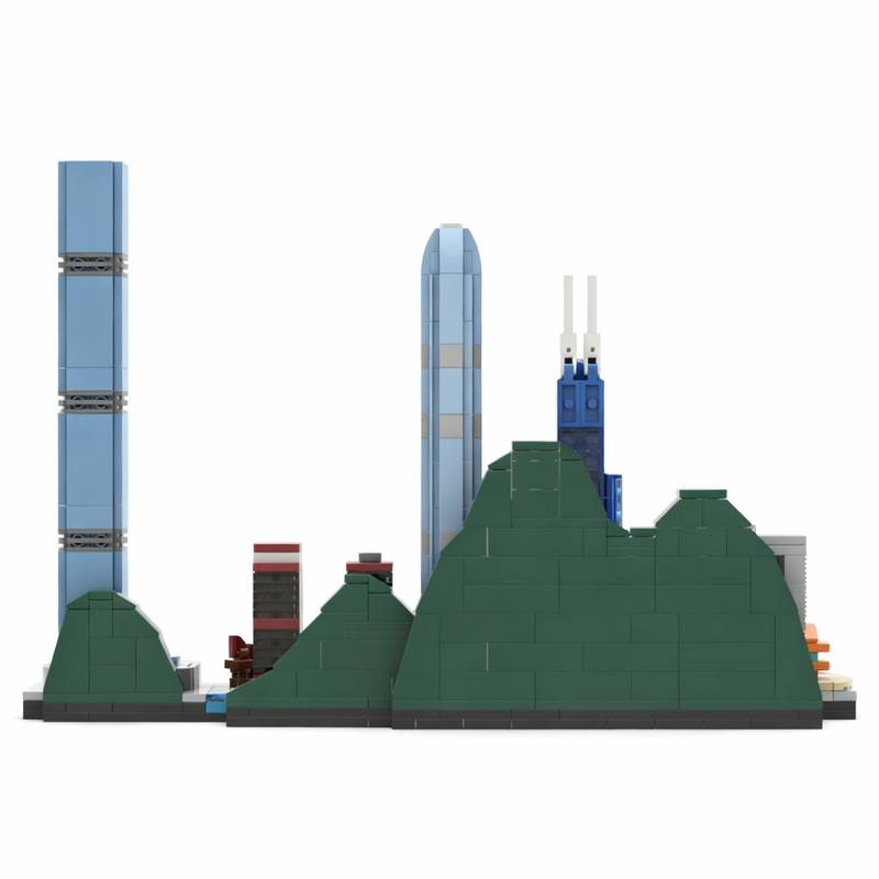 667 adet MOC Hong Kong Skyline - Kids Toys Hong Kong incelemesi ve fiyatı