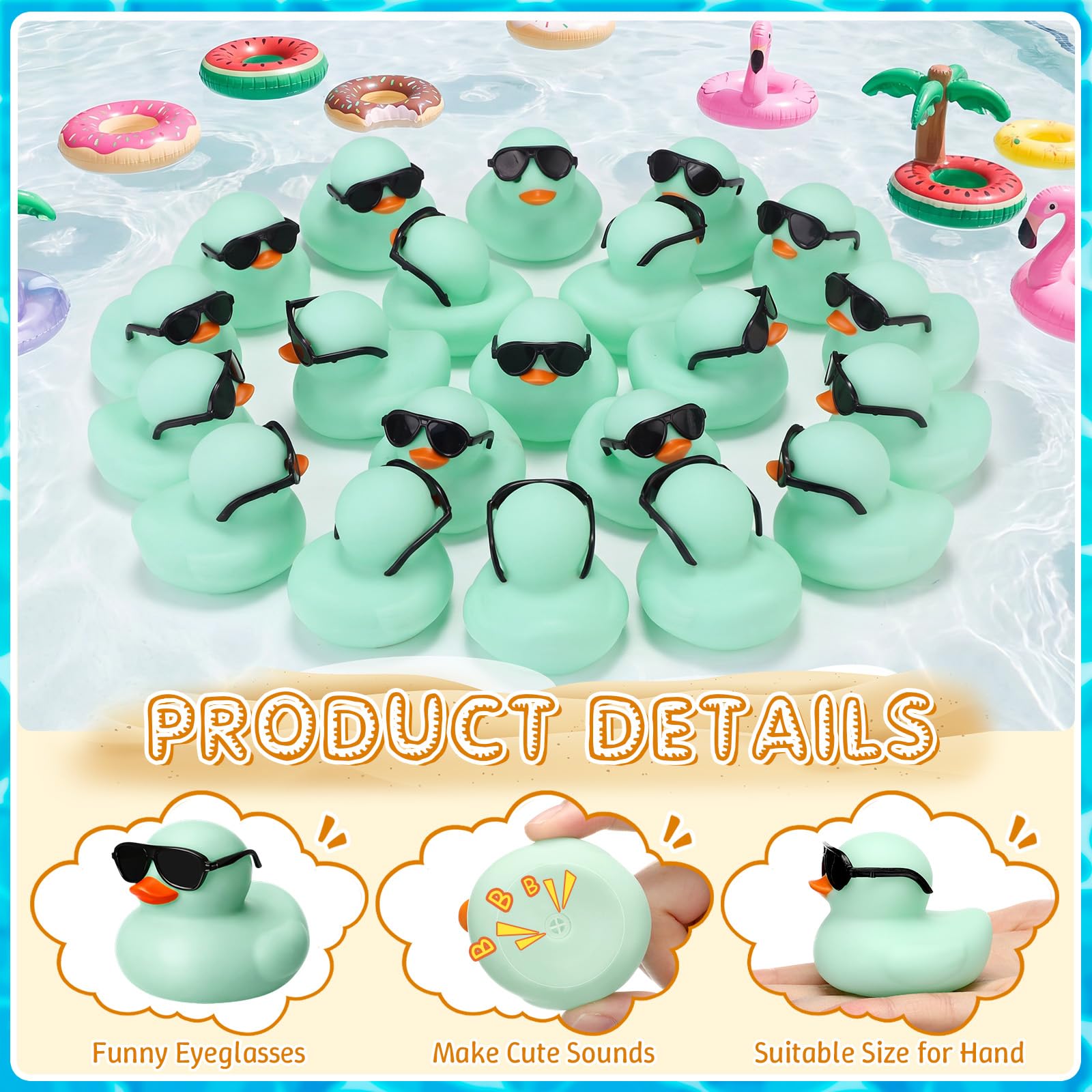 10-100 adet yeşil mini lastik  - Rubber Duck Bath incelemesi ve fiyatı