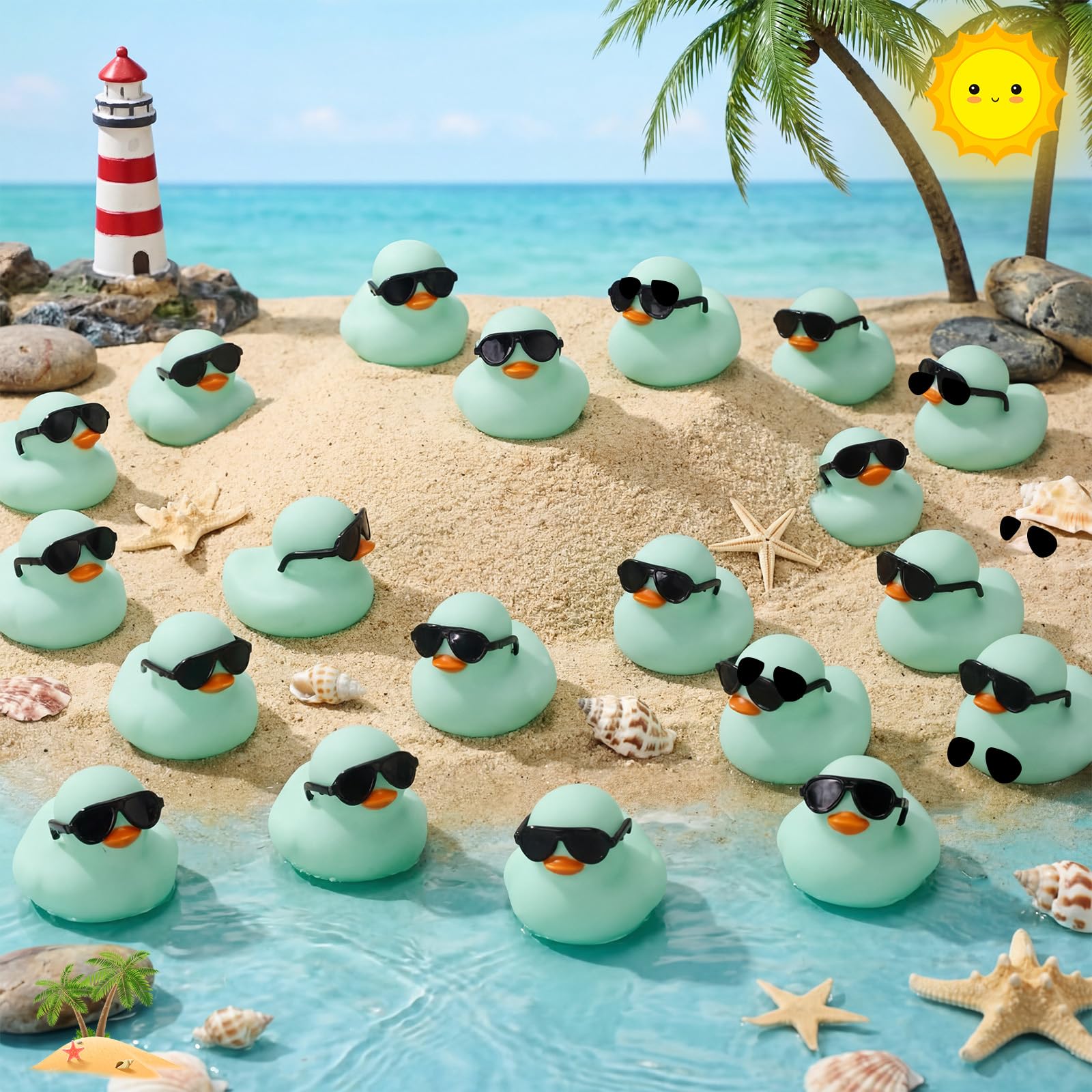 10-100 adet yeşil mini lastik  - Rubber Duck Bath incelemesi ve fiyatı